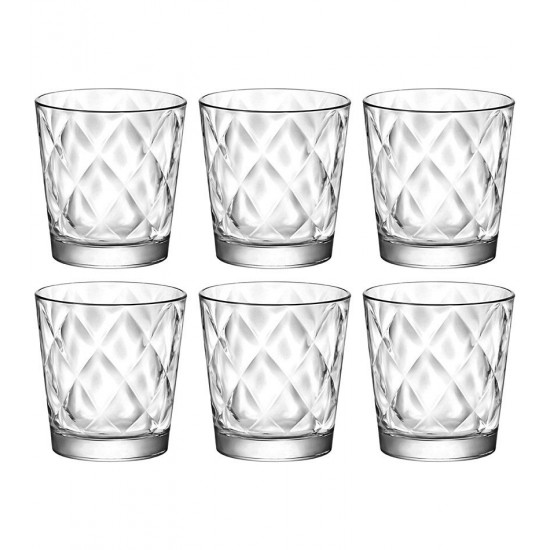 Jogo 6 Copos 240ml Whisky Baixo Kaleido Bormiolli Rocco